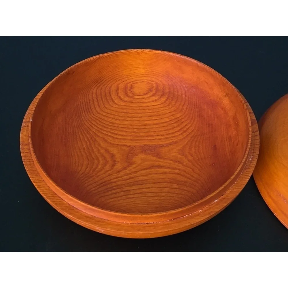 Vintage‎ Wooden Dapa Bhutanese Burl Maple Wood Bowl Used for Commoners
